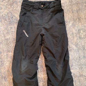 Spyder Black Ski Pants Kids Size 10